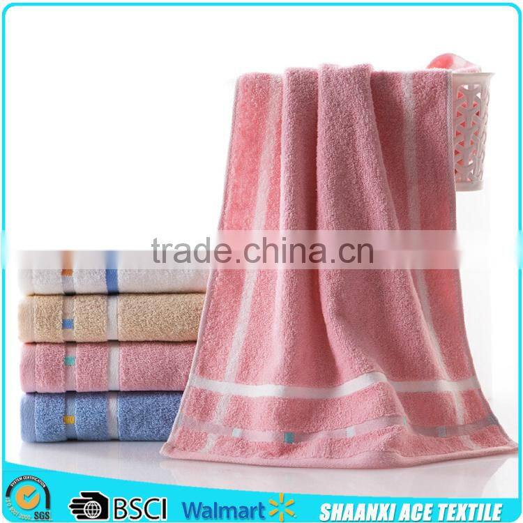 100% NEW design soft cotton terry woven jacquard sweat towel custom jacquard sweat bath towel