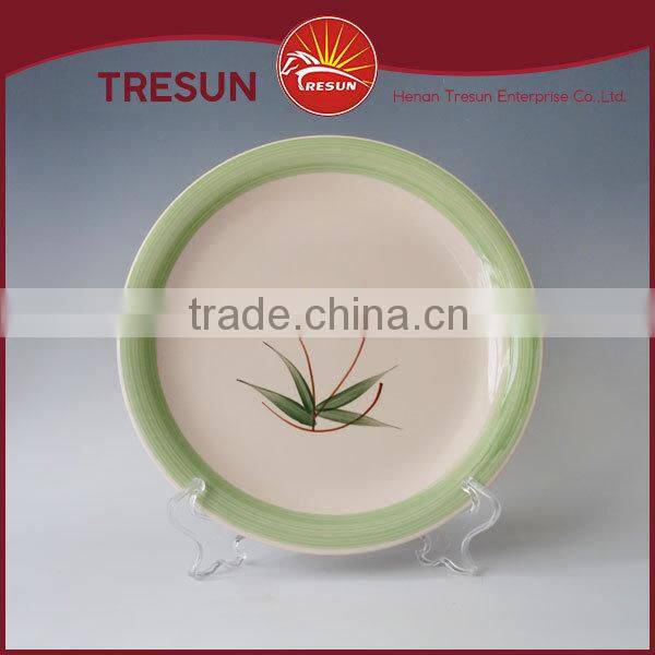 Handpainted cheap round and square dinner plates, dessert plates, cheap bulk dinner plates, and oval plates