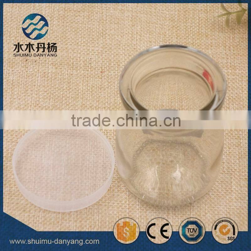 Fancy 100ml pudding glass bottle milk bottle with cork or plastic cap