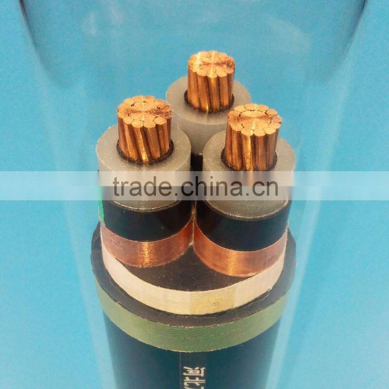 Medium Voltage Single Core 300mm2 copper armoured power cable