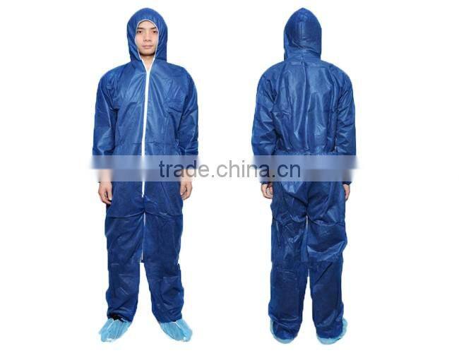 High quality Type 4/5/6 high quality 55g Non-woven protective reflective safety coverall