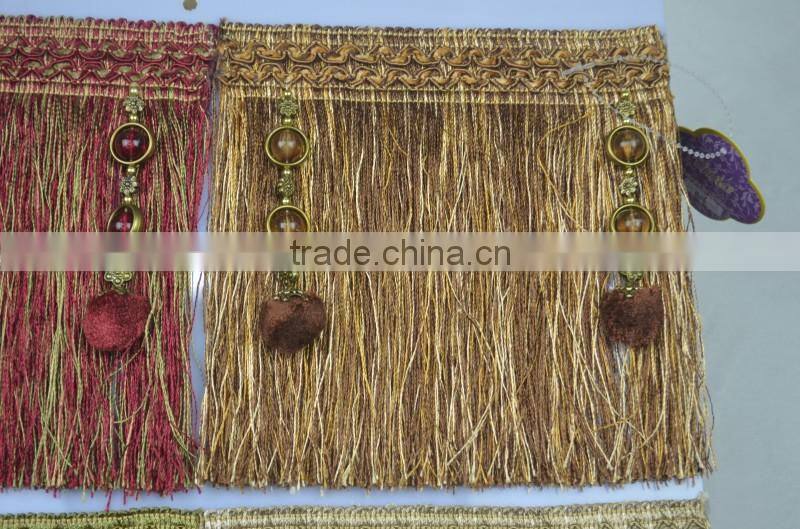 new design fancy useful fashion curtain tassel lace,decorative curtain tassels