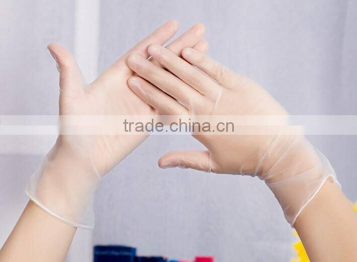 Disposable Examination Vinyl Gloves PVC gloves food grade, industrial and medical grade powder and powderfree vinyl gloves