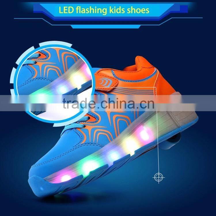 Factory wholesale OEM USB charge Children kids Led shoes sneakers Cool casual shoes for boys girls,led light kids shoes