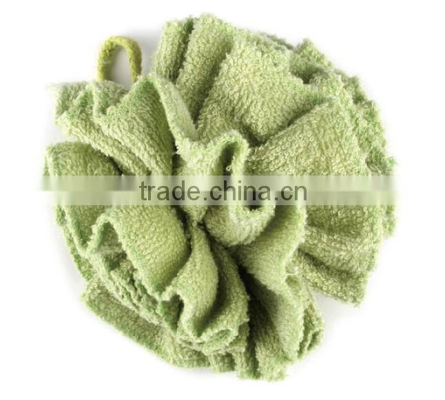 Bamboo Fiber Bath Sponge Bath Ball In Flower Shape