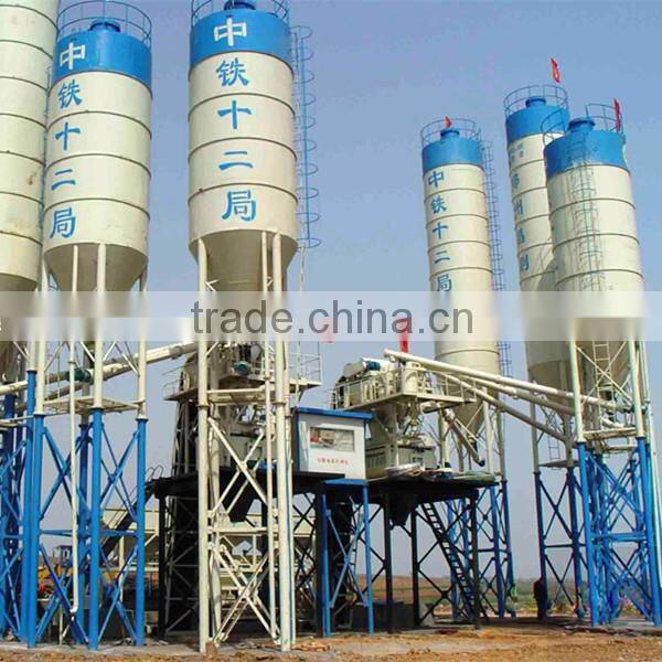 stationary concrete batching plant, wet mix concrete batching plant HZS60