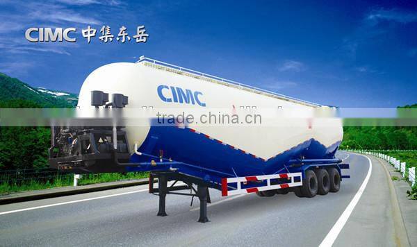 CIMC Carbon Steel Dry Bulker Cement Tanker Semi Truck Trailers For Sale