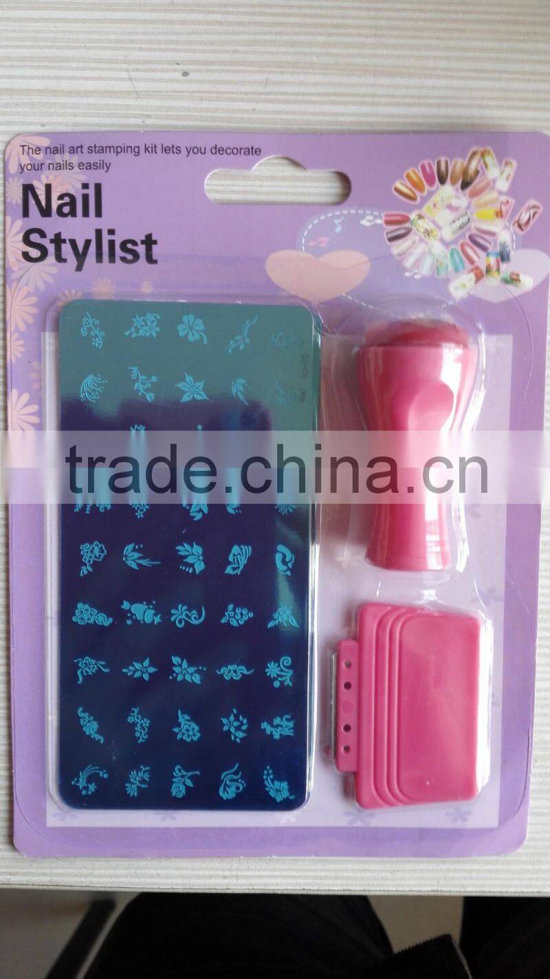 2015 newest hot nail design custom nail stamping plates
