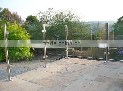 304 clamp for frameless glass railing