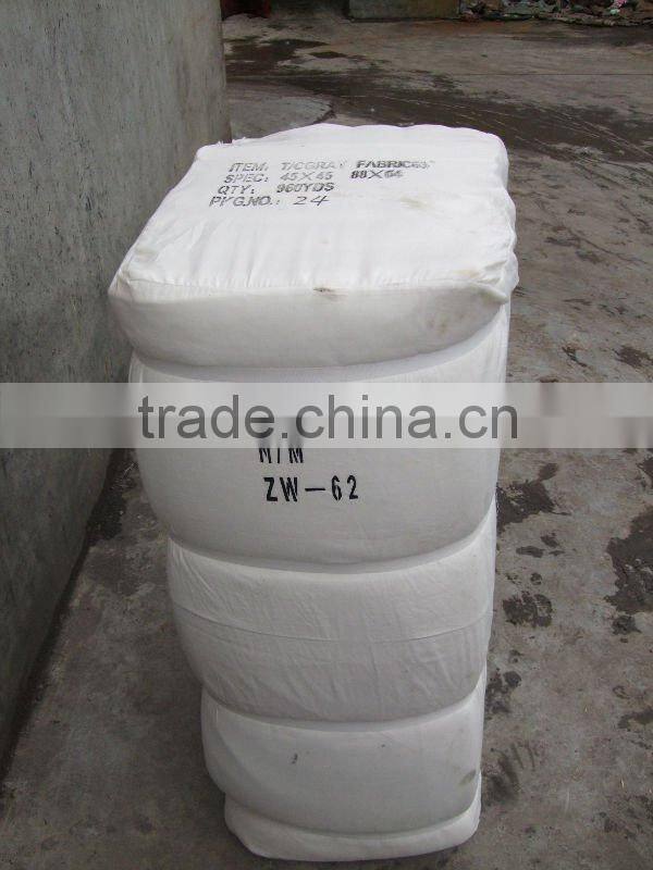 polyester90cotton1045x45 110x76 63''grey fabric buyers