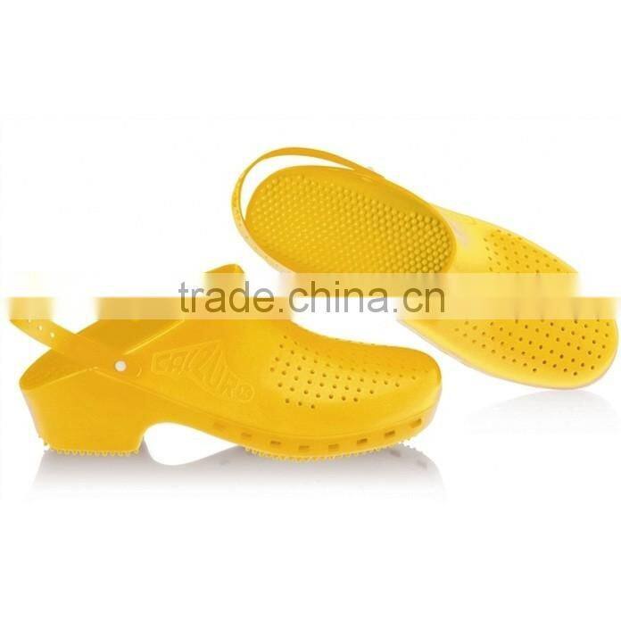2016 popular hot sale good price solid color soft eva colorful heel garden shoes waterproof
