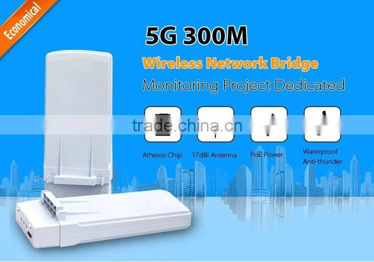 Newest portable 5.8ghz outdoor waterproof wireless audio transmission with 17dBi antenna