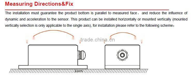 SCA120T Voltage Type Dual Axis Inclinometer Standard Analog Type Tilt Sensor From Reliable Shenzhen Factory
