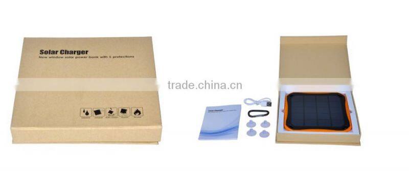 5600 mAh standard portable solar panel charger,solar power bank