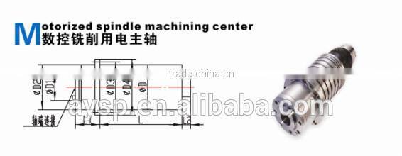 New high speed belt driven grinding spindle motor