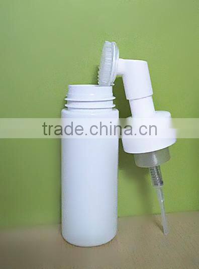 Personal care industrial use gel water bottle 200ml 250ml PET plastic water bottle with spray pump