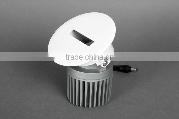 10W 9W COB LED downlight Wall Washer with linear or square hole reflector