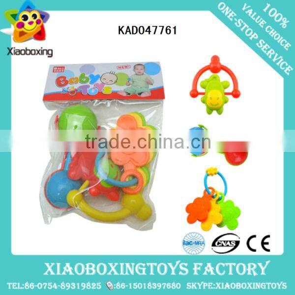 Interesting gift lovely plastic baby bell infant rattle ball toys