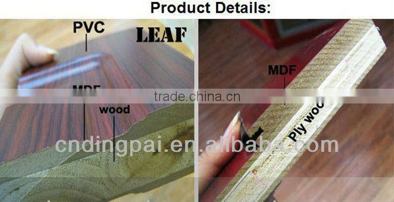 interior PVC wooden door MHG-6034