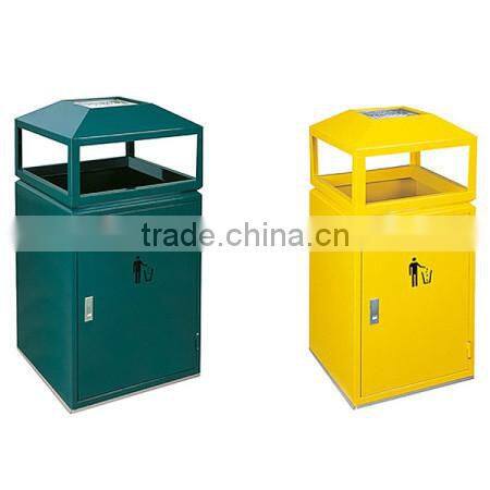 Outdoor Segregated Metal Color Eco-friendly Waste Bin/Garbage Bin/Rubbish Bin