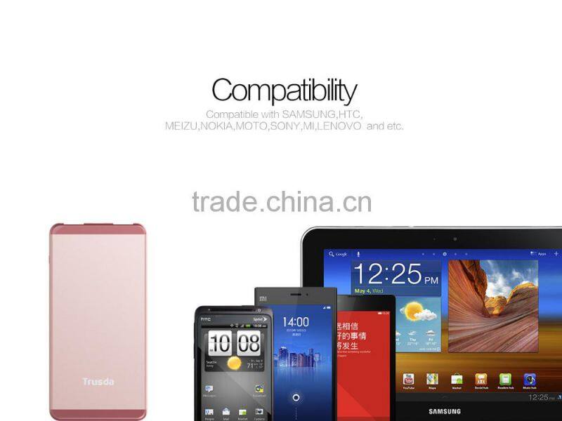 Hot selling! Wholesale 3A quick charge 10000mAh type c power bank