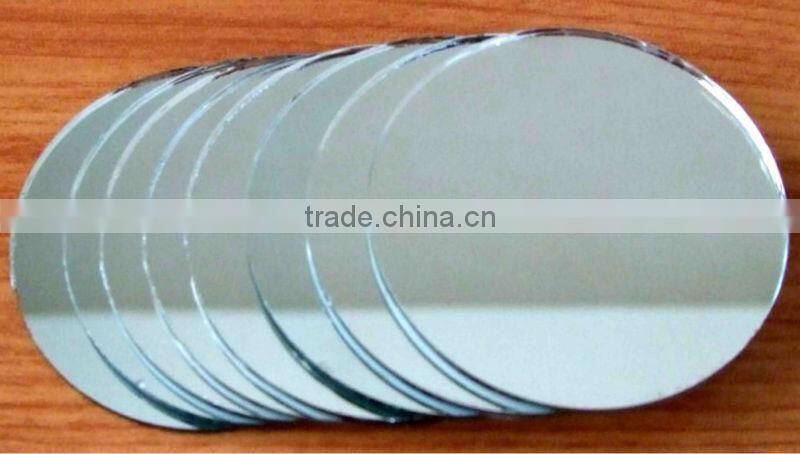 apple shaped silver mirror