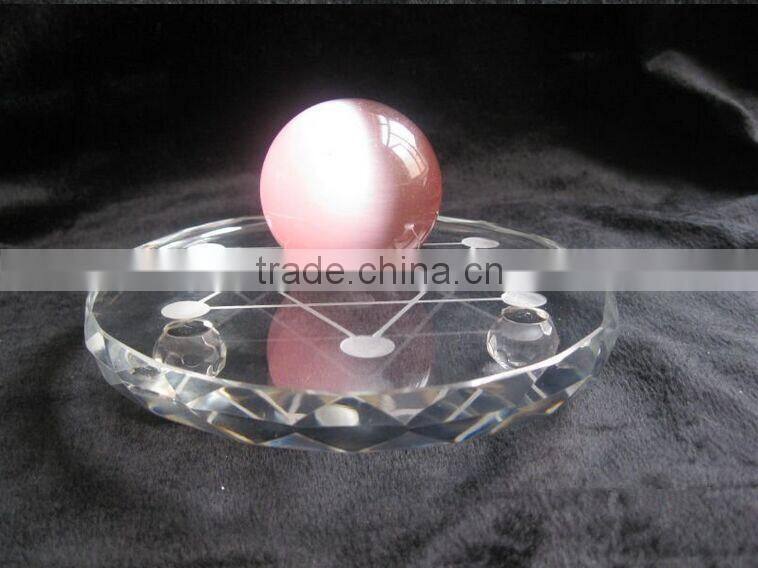 Natural quartz crystal ball seven color crystal ball