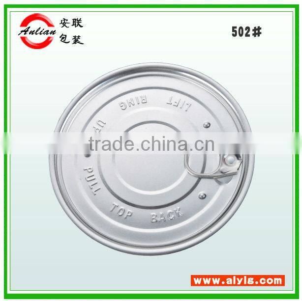 China Aluminum Dry Powder Easy Open End Lid 502#