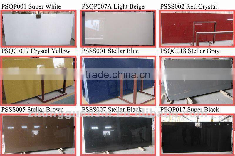 White engineered stone for dining room