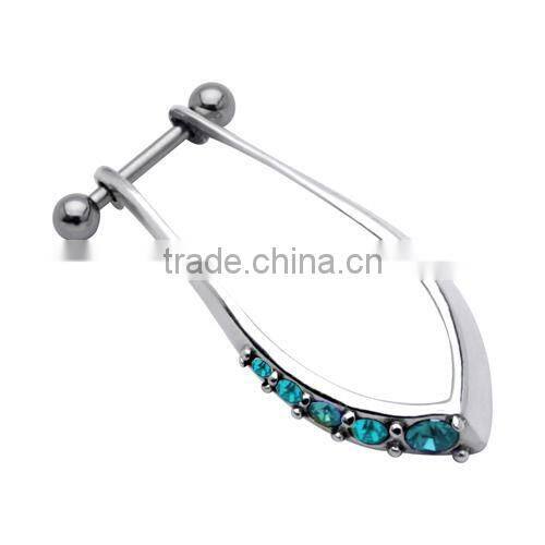 Helix Shield Cartilage Piercing Earring