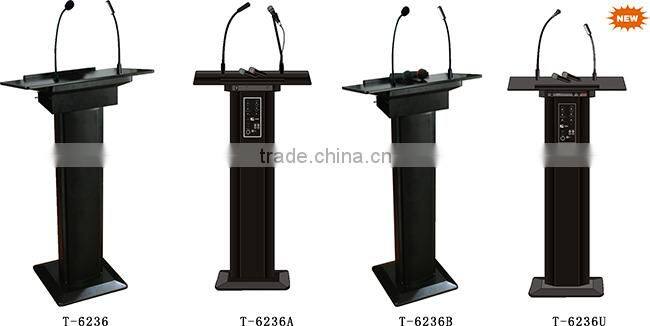 ITC T-6236 Commercial Modern Digital cheap wooden lectern for speech
