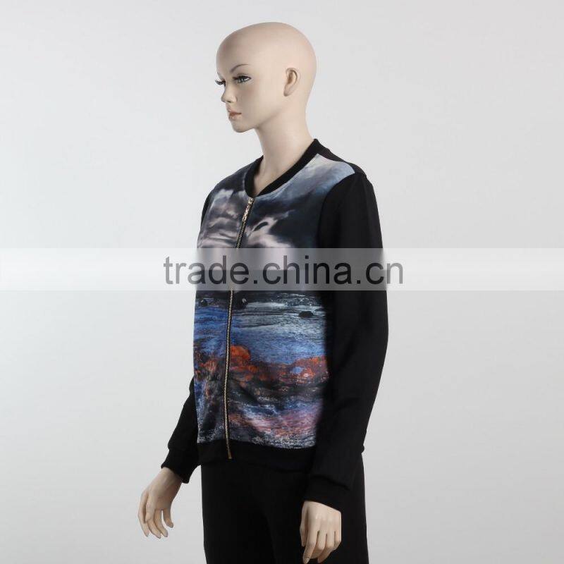 F5W20117 Women Bomber Jackets For ladies