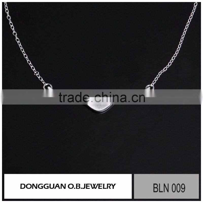 18K gold plated chain necklace/fashion 925 sterling silver necklace