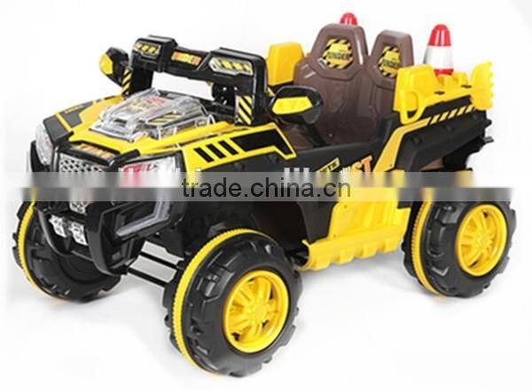 Ride On Toy Style and ABS Plastic Type kids car,Double driver baby remote control car