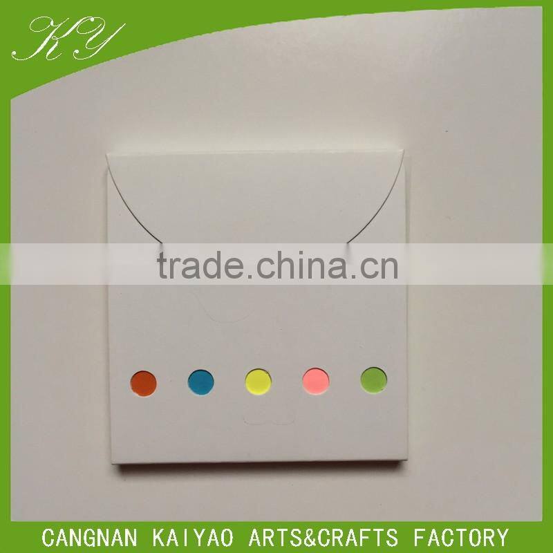 Fashion Memo Pad Full Printing Selfadhesive Hardcover Sticky Notes