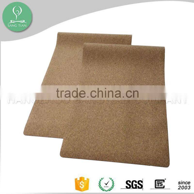 Premium 100% biodegradable rubber cork yoga mat