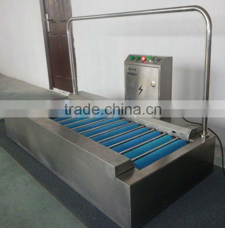 Sole cleaner machine water cleaning use in workshop cycle-cleaning