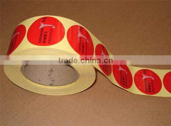 Custom Design Temperature Heat Sensitive Anti-fake Sticker Color Changing for Food Medicine Bottle