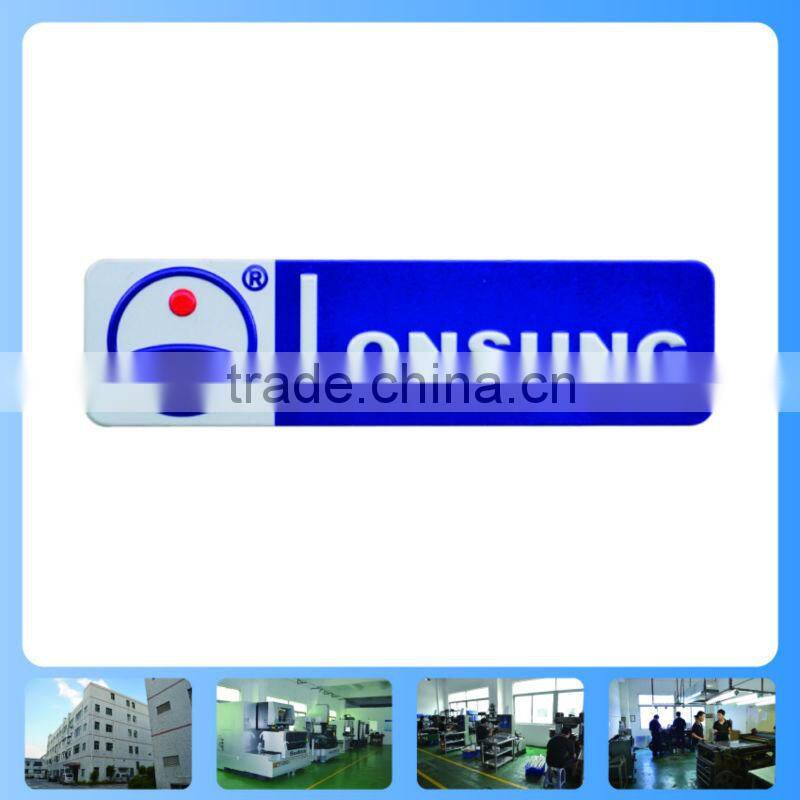 2014 high quality custom silver metal pin badge making