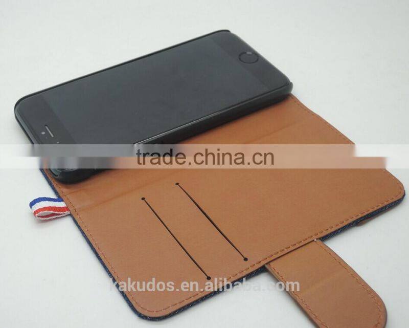 Kakudos Factory Supply Wallet Leather Case for iphone 6