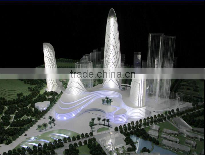 Scale 1/200 Excellent miniature building model maker