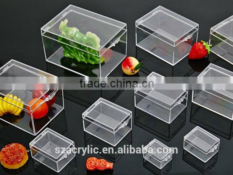 High quality transparent plastic small box storge box wholesale