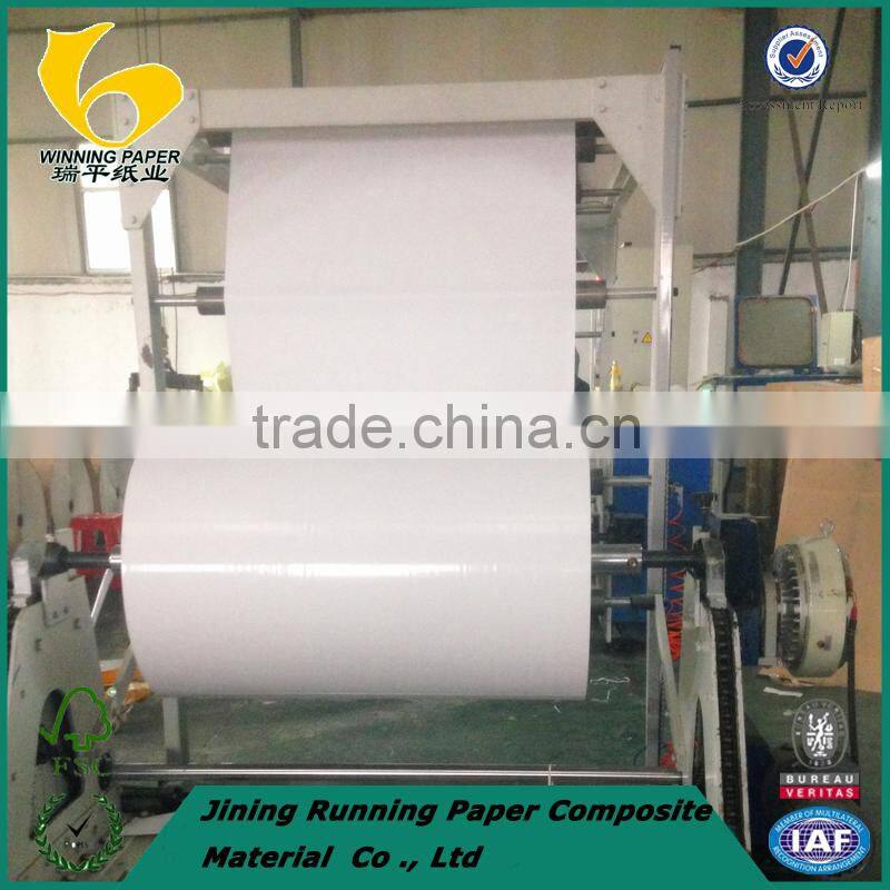Cast coated paper