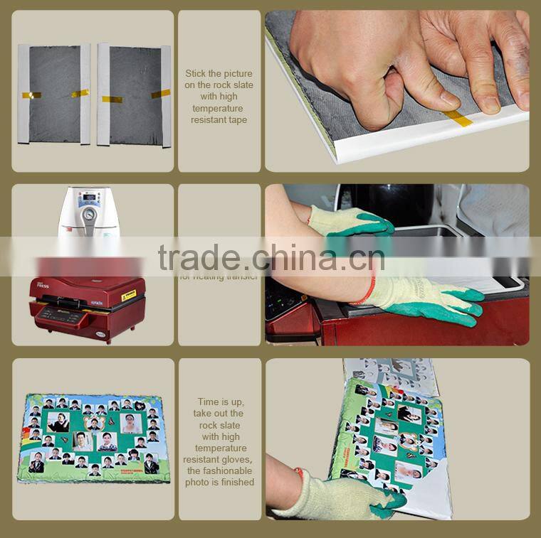 Blank sublimation rock slate photo rock photo frame Sublimation photo frames