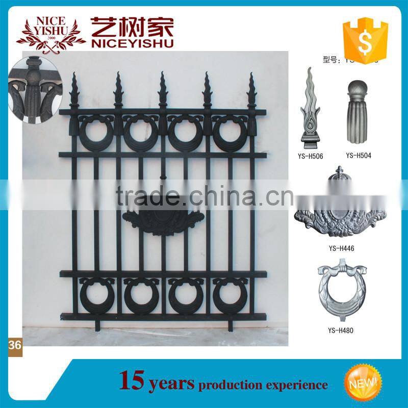 Customized aluminum main gate designs, gate design, different steel gate designs