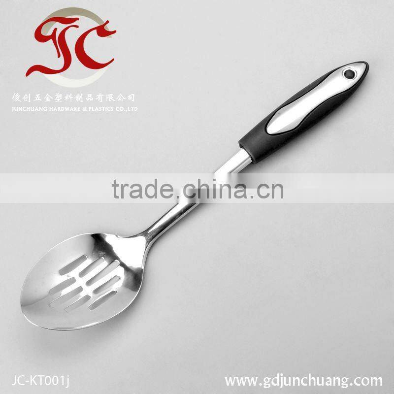 Stainless steel slotted spoon for kitchenware