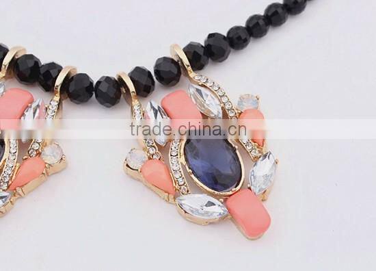 Fashion Acrylic Choker Vintage Pendant Statement Necklace Women Necklaces & Pendants Fashion Necklaces for Women 2014