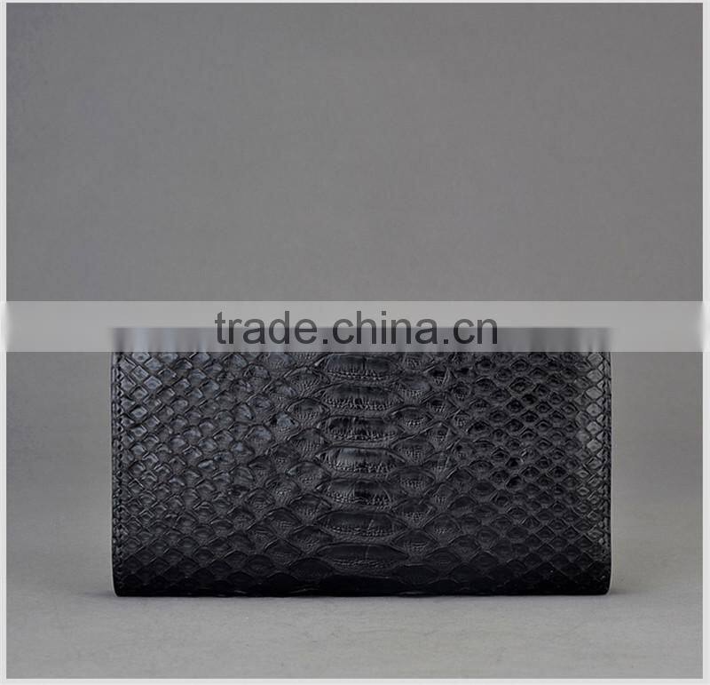 Customize Handmade Real Python Snakeskin Business Credit Card Wallet