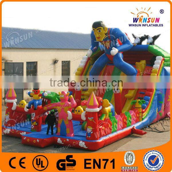 Pop commercial grade CE inflatable mega slides WSS-060