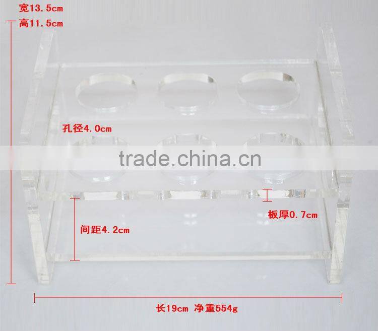 high quality acrylic cup holder for bar